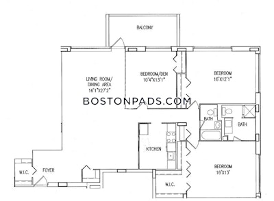 Brookline 3 Bed 2 Bath BROOKLINE- BOSTON UNIVERSITY $4,300  Longwood Area - $4,300 50% Fee